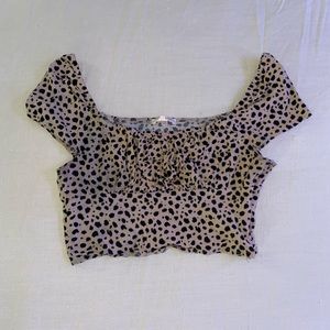 Lottie Moss crop top in a size XS